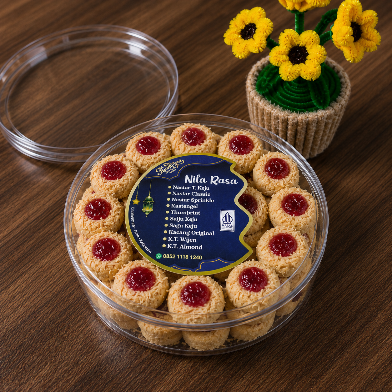 Thumbprint Keju With Topping